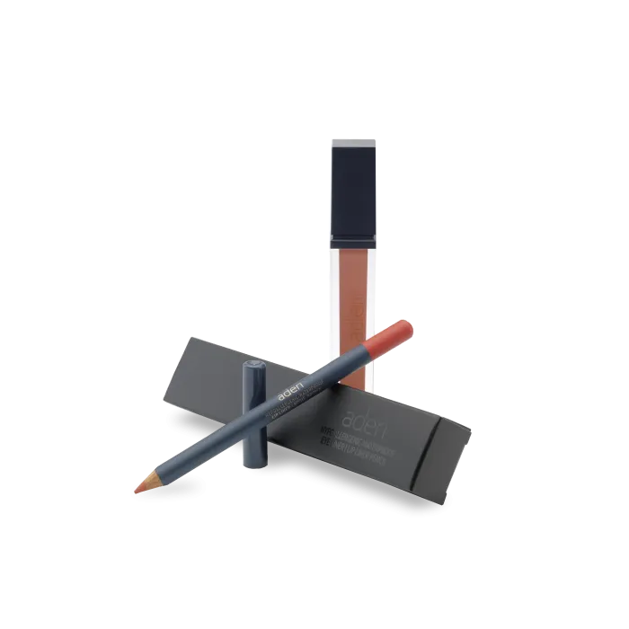 Liquid Lipstick + Lipliner Pencil Set 03