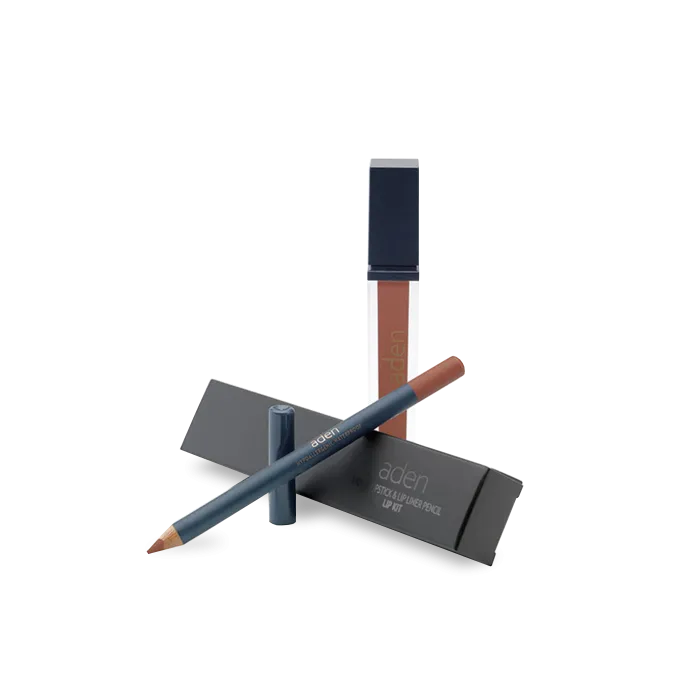 Liquid Lipstick + Lipliner Pencil Set 04