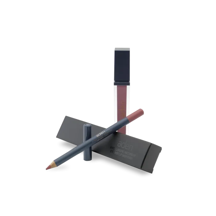 Liquid Lipstick + Lipliner Pencil Set 05