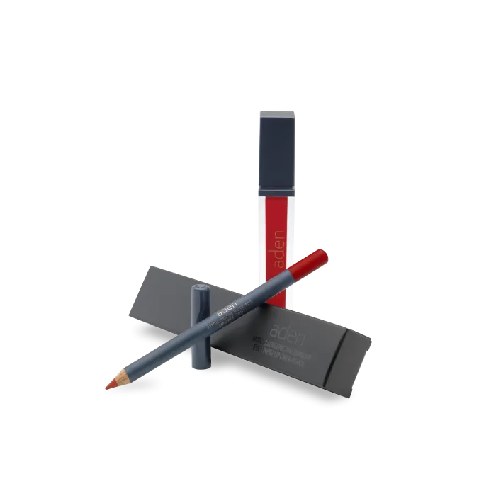 Liquid Lipstick + Lipliner Pencil Set 08 