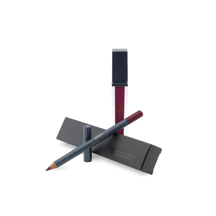 Liquid Lipstick + Lipliner Pencil Set 11