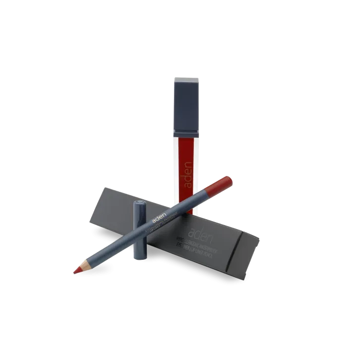 Liquid Lipstick + Lipliner Pencil Set 14