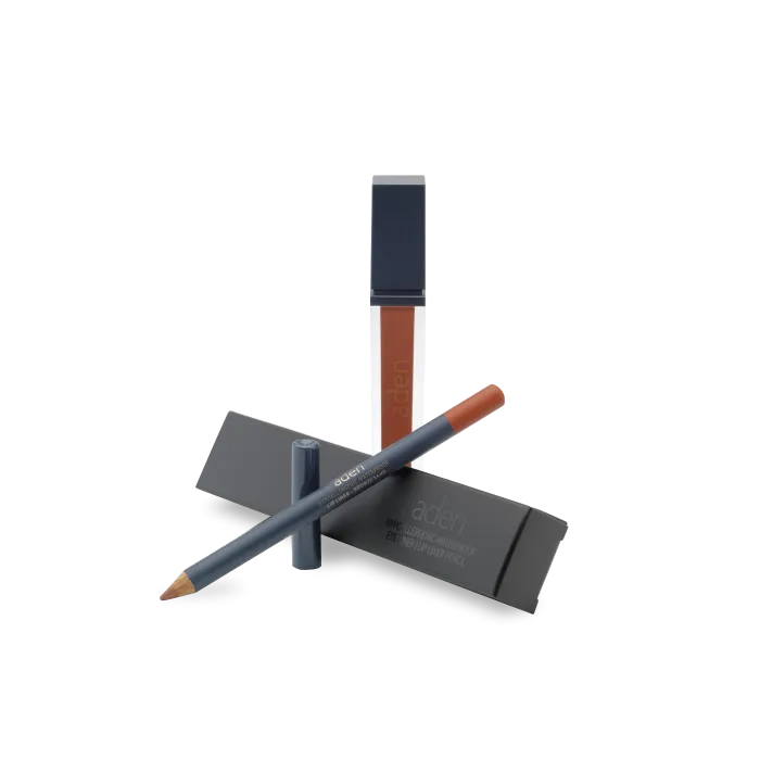 Liquid Lipstick + Lipliner Pencil Set 16