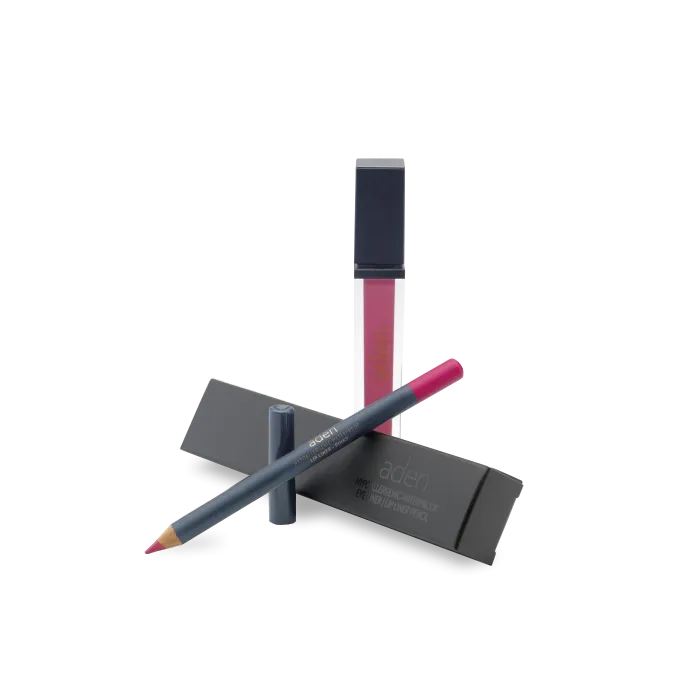 Liquid Lipstick + Lipliner Pencil Set 17